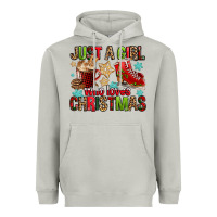 Moon Dust just a girl who loves christmas Heavyweight Hoodie - FaDigitalArtStudio