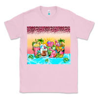 Bubblegum Pink beach summer coffee cups Classic Tee - Zillion Design Studio