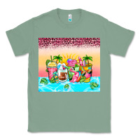 Sage beach summer coffee cups Classic Tee - Zillion Design Studio