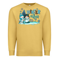 Antique Gold winter vibes Premium Sweatshirt - AdoDesignShop