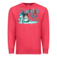 Cardinal winter vibes Premium Sweatshirt - AdoDesignShop