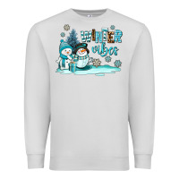 Dove Grey winter vibes Premium Sweatshirt - AdoDesignShop