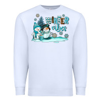 White winter vibes Premium Sweatshirt - AdoDesignShop