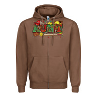 Chestnut aunt softball Zipper Hoodie - Zillion Design Studio