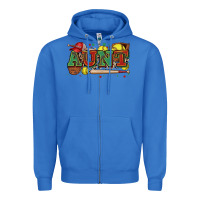 True Royal aunt softball Zipper Hoodie - Zillion Design Studio