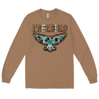 Toasted Coconut thunderbird freebird Long Sleeve Tee - texasbilliewilder