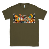 Army Green cozy vibes libbey glass Classic Tee - BundleAndBundleShop