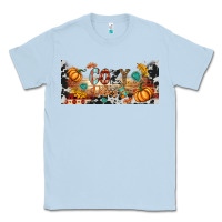 Dusty Blue cozy vibes libbey glass Classic Tee - BundleAndBundleShop