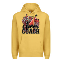 Antique Gold cheer coach Premium Hoodie - MaliasSmallBusiness