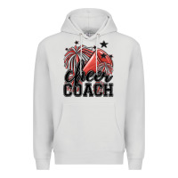Dove Grey cheer coach Premium Hoodie - MaliasSmallBusiness