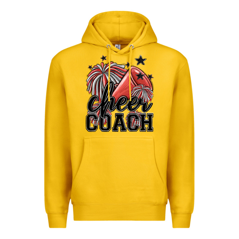Cheer Coach Premium Hoodie by MaliasSmallBusiness | Teevron
