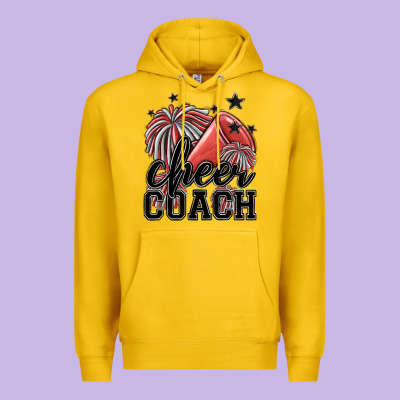 Cheer Coach Premium Hoodie Designed By Maliassmallbusiness