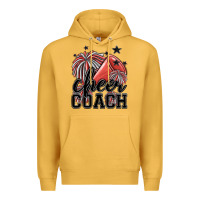 Mustard cheer coach Premium Hoodie - MaliasSmallBusiness