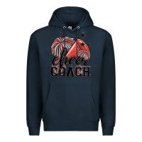 Navy cheer coach Premium Hoodie - MaliasSmallBusiness