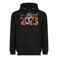 Black class of 2023 Heavyweight Hoodie - RacoonDesign