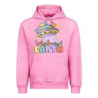 Fuchsia Pink down to earth Urban Hoodie - MaliasSmallBusiness