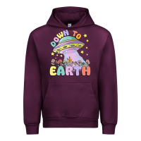 Mauve Wine down to earth Urban Hoodie - MaliasSmallBusiness