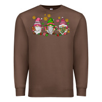 Chestnut pink christmas gnomies Premium Sweatshirt - AdoDesignShop