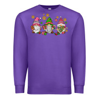 Purple pink christmas gnomies Premium Sweatshirt - AdoDesignShop