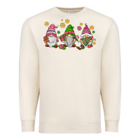 Sandshell pink christmas gnomies Premium Sweatshirt - AdoDesignShop