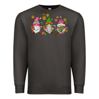 Smoke pink christmas gnomies Premium Sweatshirt - AdoDesignShop