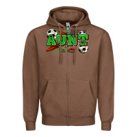 Chestnut aunt soccer Zipper Hoodie - Zillion Design Studio