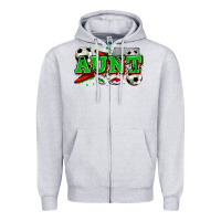 Aunt Soccer Zipper Hoodie | Teevron