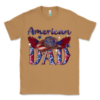 Toasted Coconut American dad with cowboy Classic Tee - texasbilliewilder