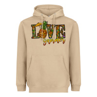Mushroom love summer pinapple Heavyweight Hoodie - CowhideDigitalArt
