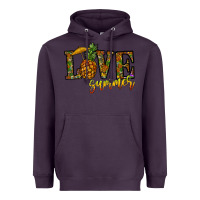 Plum love summer pinapple Heavyweight Hoodie - CowhideDigitalArt
