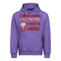 Tulip i don t need a valentine i need an iced coffee Urban Hoodie - MaliasSmallBusiness