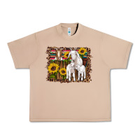 Burro gats baby gots sunflowers wooden serape leopard Urban Heavy Tee - Artiststas