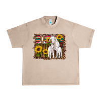 French Oak gats baby gots sunflowers wooden serape leopard Urban Heavy Tee - Artiststas
