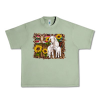 Oil Green gats baby gots sunflowers wooden serape leopard Urban Heavy Tee - Artiststas