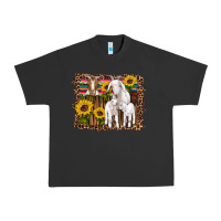 Pigment Black gats baby gots sunflowers wooden serape leopard Urban Heavy Tee - Artiststas