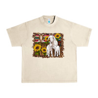 Sandshell gats baby gots sunflowers wooden serape leopard Urban Heavy Tee - Artiststas
