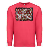 Cardinal christmas snow crystals background Premium Sweatshirt - BundleAndBundleShop