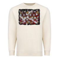 Christmas Snow Crystals Background Premium Sweatshirt | Teevron