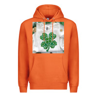 Carrot shamrock patterned clothing Premium Hoodie - MaliasSmallBusiness