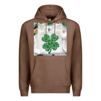 Chestnut shamrock patterned clothing Premium Hoodie - MaliasSmallBusiness