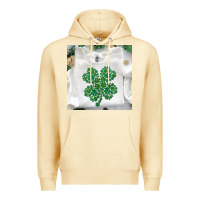 Pina Colada shamrock patterned clothing Premium Hoodie - MaliasSmallBusiness