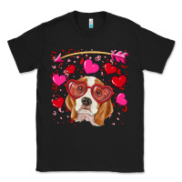 Black valentine's day  beagle Classic Tee - RanaPortraitStore
