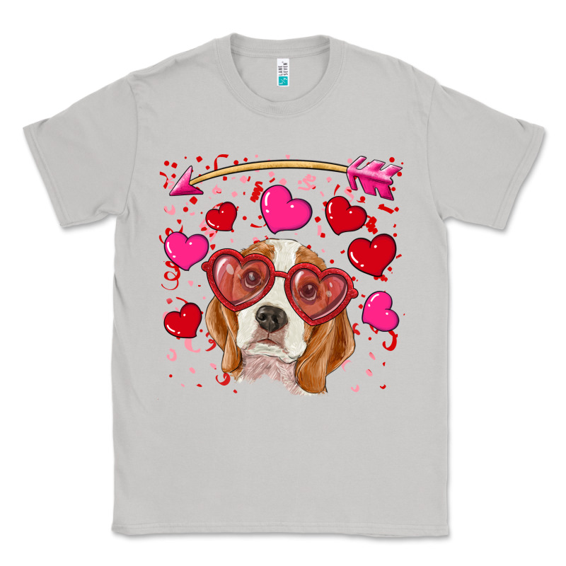 Valentine's Day  Beagle Classic Tee by RanaPortraitStore | Teevron