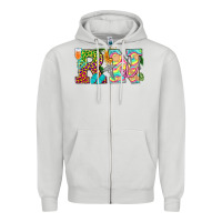 Dove Grey summer rn Zipper Hoodie - texasbilliewilder