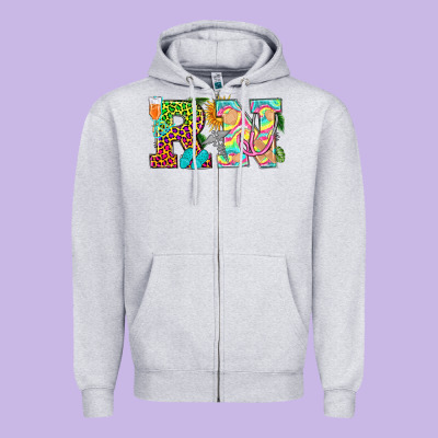 Summer Rn Zipper Hoodie Designed By Texasbilliewilder