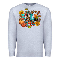 Heather Grey it's fall y'all Premium Sweatshirt - AdoDesignShop