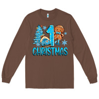 Chestnut 1st christmas gingerbread boy Long Sleeve Tee - Zillion Design Studio