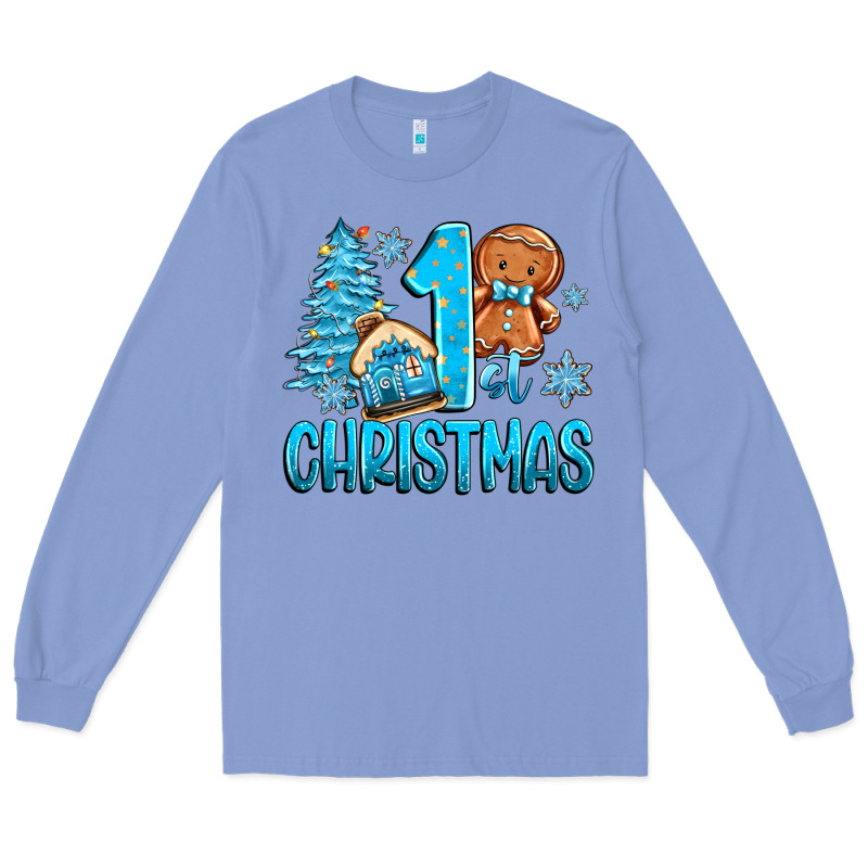 1st Christmas Gingerbread Boy Long Sleeve Tee by Zillion Design Studio | Teevron