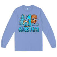 Colony Blue 1st christmas gingerbread boy Long Sleeve Tee - Zillion Design Studio