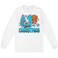 White 1st christmas gingerbread boy Long Sleeve Tee - Zillion Design Studio